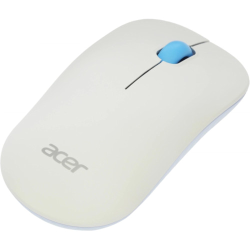 Мышь Acer OMR205 белый/голубой оптическая 1200dpi беспров. USB для ноутбука 3but (ZL.MCEEE.02H)