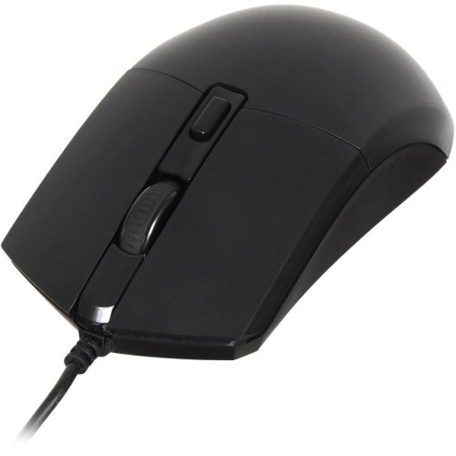 Мышь Oklick 207M черный оптическая 2400dpi USB 4but (1474598)