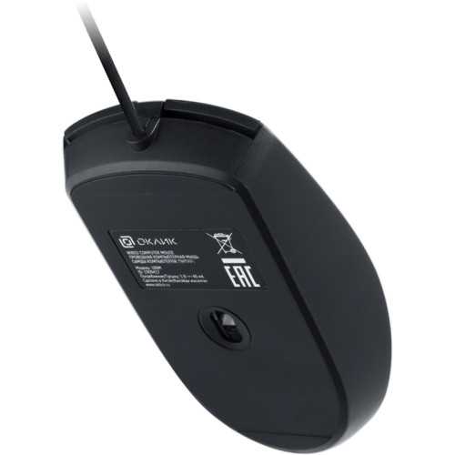 Мышь Oklick 100M черный оптическая 1600dpi USB для ноутбука 4but (1909417) Мышь Oklick 100M черный оптическая 1600dpi USB для ноутбука 4but (1909417)