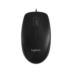 Мышь/ Logitech Optical Mouse B100  Black USB   OEM