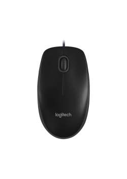 Мышь/ Logitech Optical Mouse B100  Black USB   OEM