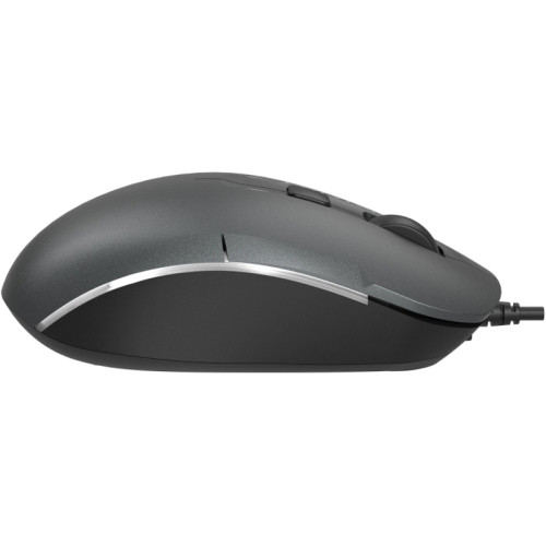 Мышь A4Tech Fstyler FM26 серый/черный оптическая 1600dpi USB для ноутбука 4but (FM26 USB (SMOKY GREY))