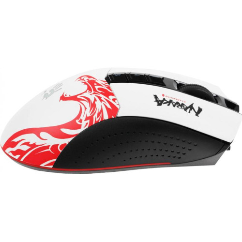 Мышь A4Tech Bloody R90 Plus Naraka белый/рисунок оптическая 5000dpi беспров. USB 7but