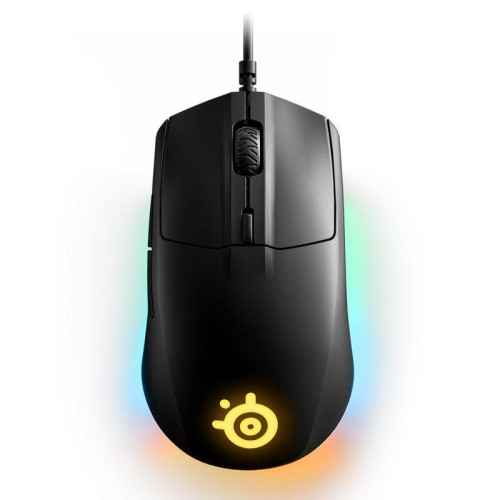 Мышь Steelseries Rival 3 черный оптическая 8500dpi USB 6but (62513)