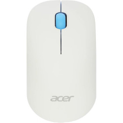 Мышь Acer OMR205 белый/голубой оптическая 1200dpi беспров. USB для ноутбука 3but (ZL.MCEEE.02H)