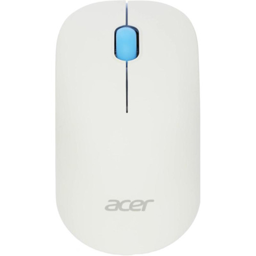 Мышь Acer OMR205 белый/голубой оптическая 1200dpi беспров. USB для ноутбука 3but (ZL.MCEEE.02H)