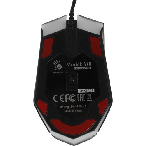 Мышь A4Tech Bloody A70A черный оптическая 6200dpi USB 7but (A70 ACTIVATED)