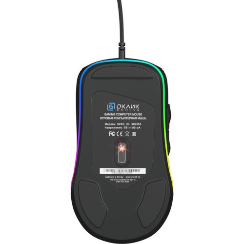 Мышь Oklick 925G STORM черный оптическая 3200dpi USB 6but (499553) Мышь Oklick 925G STORM черный оптическая 3200dpi USB 6but (499553)