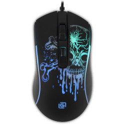 Мышь Oklick 702G черный оптическая 3600dpi USB для ноутбука 4but (1902907)