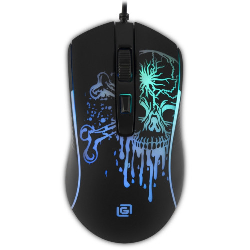 Мышь Oklick 702G черный оптическая 3600dpi USB для ноутбука 4but (1902907)