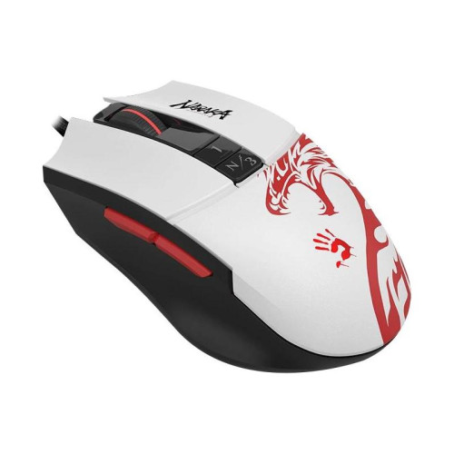 Мышь A4Tech Bloody L65 Max белый/рисунок оптическая 12000dpi USB 6but (L65 MAX NARAKA)