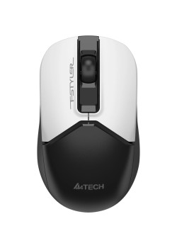 Мышь A4Tech Fstyler FG12 Panda белый/черный оптическая 1200dpi беспров. USB 3but