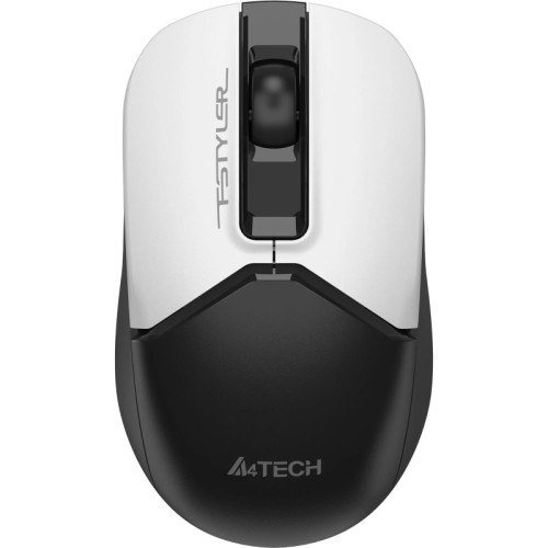 Мышь A4Tech Fstyler FG12 Panda белый/черный оптическая 1200dpi беспров. USB 3but