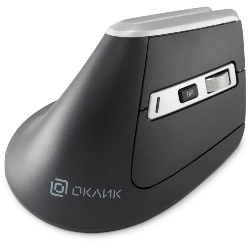 Мышь Oklick 991MW серый оптическая 2400dpi silent беспров. BT/Radio USB для ноутбука 7but (1885263)