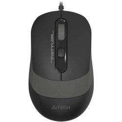 Мышь A4Tech Fstyler FM10ST серый/черный оптическая 1600dpi silent USB для ноутбука 3but (FM10ST GREY)