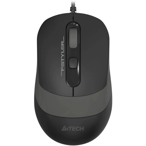 Мышь A4Tech Fstyler FM10ST серый/черный оптическая 1600dpi silent USB для ноутбука 3but (FM10ST GREY)
