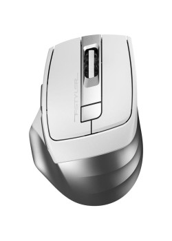 Мышь A4Tech Fstyler FB35S белый/серый оптическая 2000dpi беспров. BT/Radio USB для ноутбука 5but (FB35S USB ICY WHITE)