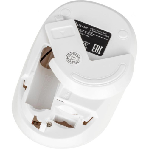 Мышь Oklick 505MW белый оптическая 1000dpi беспров. USB для ноутбука 3but (1018257)