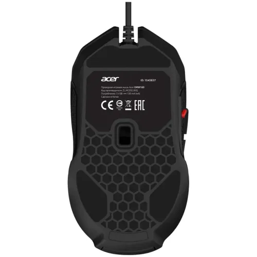 Мышь игровая компьютерная/ Проводная игровая мышь ACER OMW160 Wired USB Gaming Mouse (6400dpi) RGB (8but) black Мышь игровая компьютерная/ Проводная игровая мышь ACER OMW160 Wired USB Gaming Mouse (6400dpi) RGB (8but) black