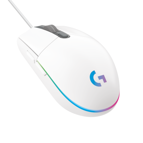 Мышь/ Logitech Mouse G102 LightSync White Gaming