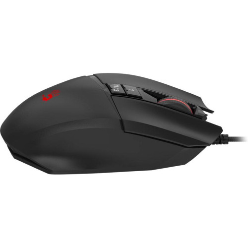 Мышь A4Tech Bloody W65 Max Mini черный оптическая 12000dpi USB 9but (W65 MAX MINI STONE BLACK)