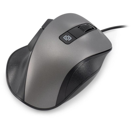 Мышь Oklick 504M черный/серый оптическая 3600dpi silent USB 6but (2004741)