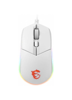 Мышь MSI Clutch GM11 белый оптическая 5000dpi USB 5but (S12-0401970-CLA)