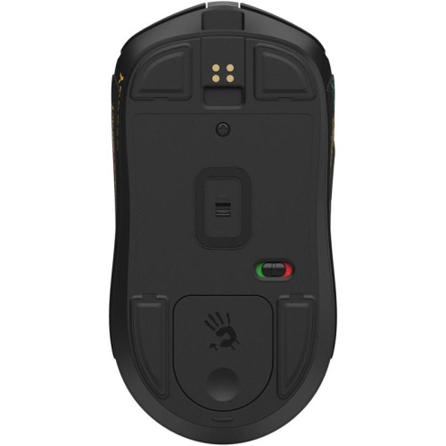 Мышь A4Tech Bloody R72 Ultra Duo черный/рисунок оптическая 20000dpi беспров. USB/USB-C 6but (R72 ULTRA DUO RENEGADEMIDNIGHT)