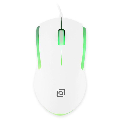 Мышь Oklick 245M белый оптическая 1000dpi USB 3but (471480)