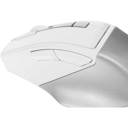 Мышь A4Tech Fstyler FG45CS Air2 белый/серебристый оптическая 2000dpi silent беспров. USB для ноутбука 7but (FG45CS AIR2 USB (SILVER WHITE))