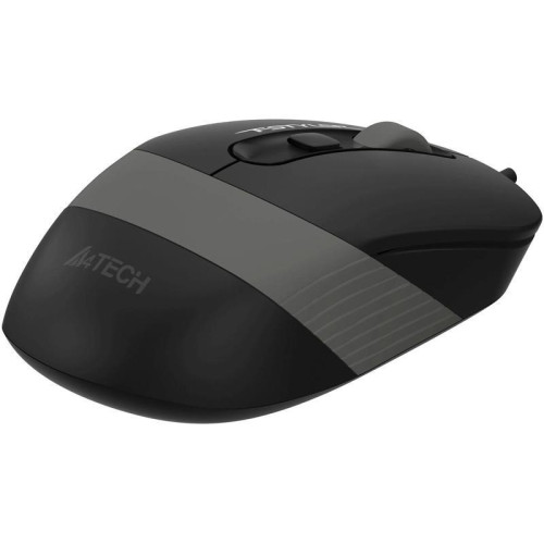 Мышь A4Tech Fstyler FM10ST серый/черный оптическая 1600dpi silent USB для ноутбука 3but (FM10ST GREY)