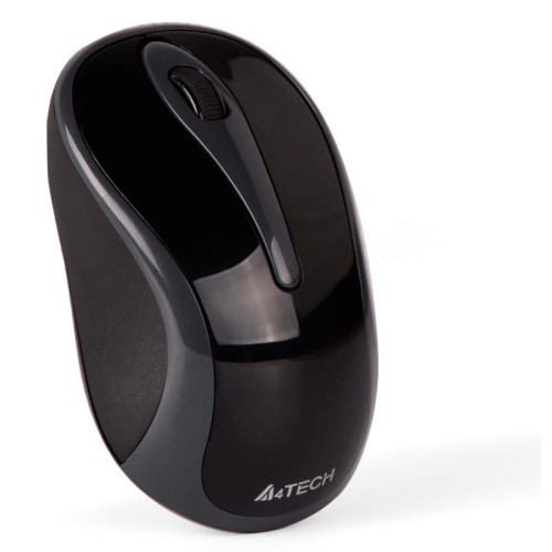 Мышь A4Tech G3-280A серый/черный оптическая 1200dpi беспров. USB 3but