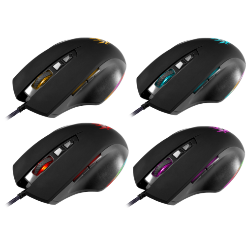 Defender Проводная игровая мышь Wolverine GM-700L RGB,7кнопок,12800dpi Defender Проводная игровая мышь Wolverine GM-700L RGB,7кнопок,12800dpi