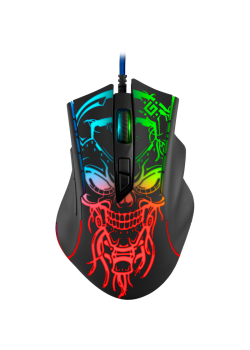 Defender Проводная игровая мышь Bulletstorm GM-928 7кнопок,7200dpi