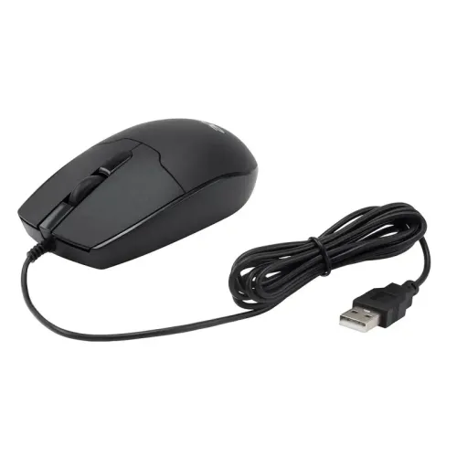 Мышь компьютерная/ Проводная мышь Acer OMW126 оптическая (1000dpi) USB (2but) black