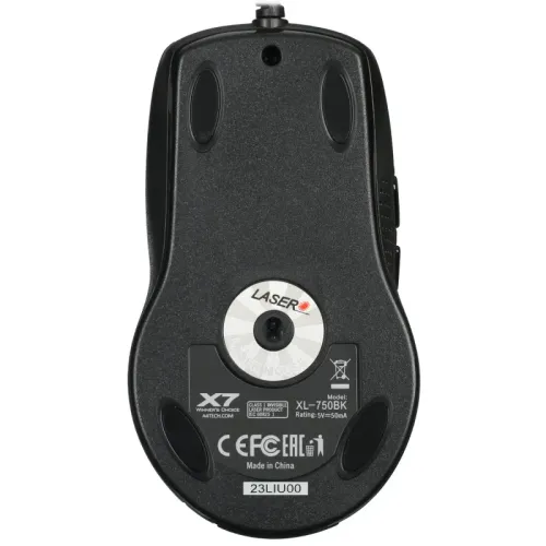Мышь A4Tech XL-750BK черный лазер. 3600dpi USB2.0 6but (XL-750BK USB) Мышь A4Tech XL-750BK черный лазер. 3600dpi USB2.0 6but (XL-750BK USB)