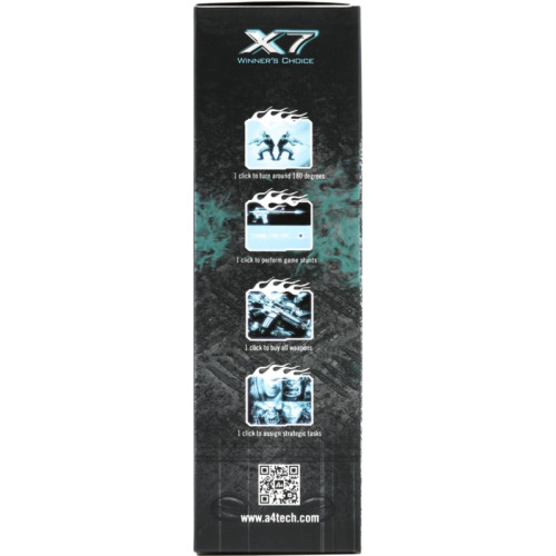 Мышь A4Tech XL-750BH рисунок лазерная 3600dpi USB2.0 6but