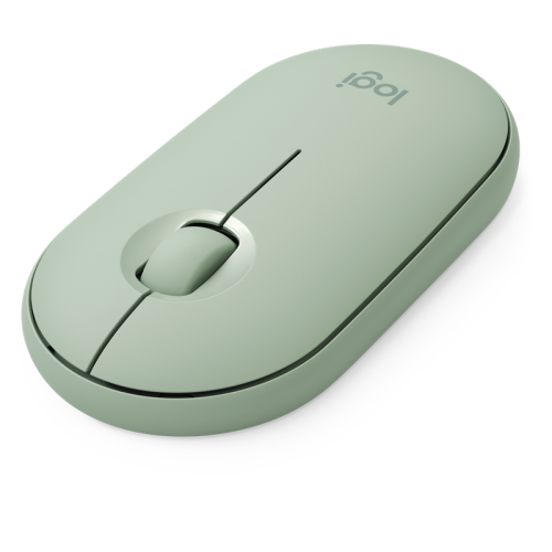 Мышь/ Logitech Wireless Mouse Pebble M350 EUCALYPTUS Мышь/ Logitech Wireless Mouse Pebble M350 EUCALYPTUS