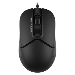 Мышь A4Tech Fstyler FM12 черный оптическая 1200dpi USB 3but (FM12 BLACK)