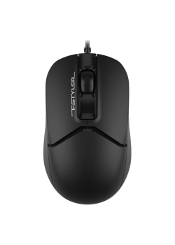 Мышь A4Tech Fstyler FM12 черный оптическая 1200dpi USB 3but (FM12 BLACK)