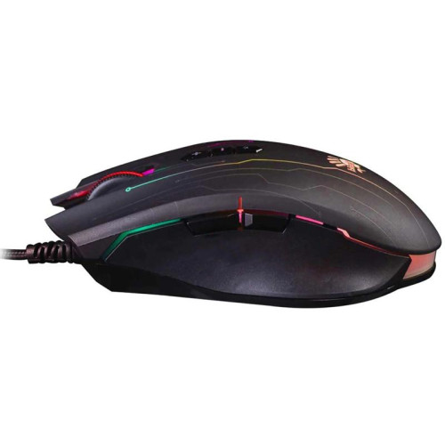 Мышь A4Tech Bloody Q82 черный/рисунок оптическая 6200dpi USB3.0 8but