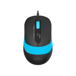 Мышь A4Tech Fstyler FM10 черный/синий оптическая 1600dpi USB 4but (FM10 BLUE)