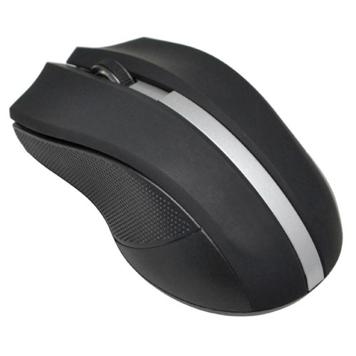 Мышь Oklick 615MW черный/серебристый оптическая 1200dpi беспров. USB для ноутбука 3but (412860)
