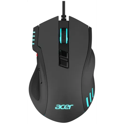 Мышь игровая компьютерная/ Проводная игровая мышь ACER OMW150 Wired USB Gaming Mouse (4800dpi) RGB (8but) black