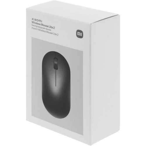 Мышь Xiaomi Wireless Mouse Lite 2 черный оптическая 1000dpi беспров. USB для ноутбука 2but (BHR8916GL)