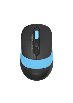 Мышь A4Tech Fstyler FG10S черный/синий оптическая 2000dpi silent беспров. USB для ноутбука 4but (FG10S BLUE)