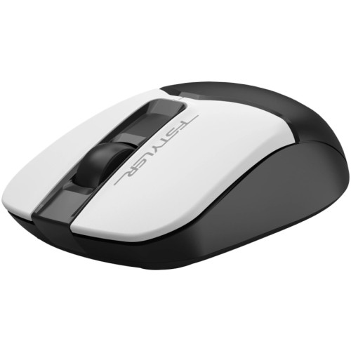 Мышь A4Tech Fstyler FG12 Panda белый/черный оптическая 1200dpi беспров. USB 3but
