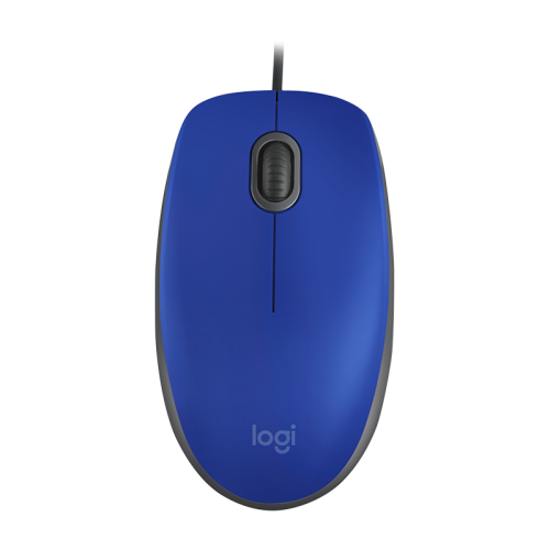 Мышь/ Logitech Mouse M110 Silent USB Blue Ret