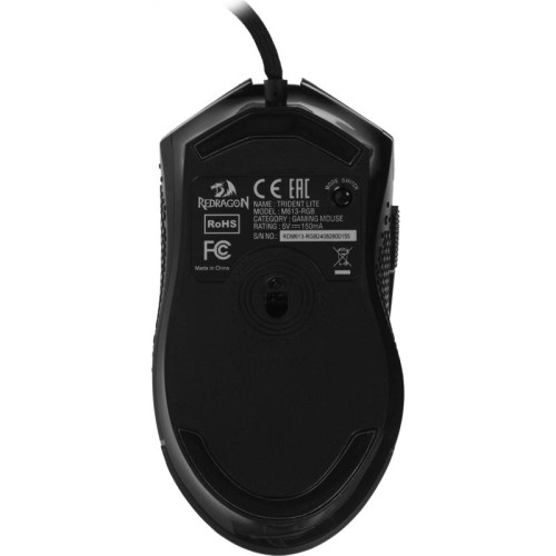 Мышь USB OPTICAL TRIDENT LITE BLACK RGB 72018 REDRAGON