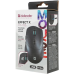 Defender Беспроводная оптическая мышь Effect X MS-095 черный,6D,800-1600dpi,бесшумн